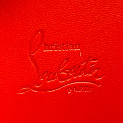 Christian Louboutin Panettone Studded Coin Purse Wallet Leather Black 3175223 M039
