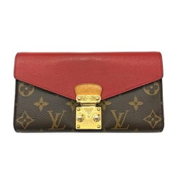 LOUIS VUITTON Louis Vuitton Portefeuille Pallas Monogram M58414 Cerise