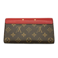 LOUIS VUITTON Louis Vuitton Portefeuille Pallas Monogram M58414 Cerise