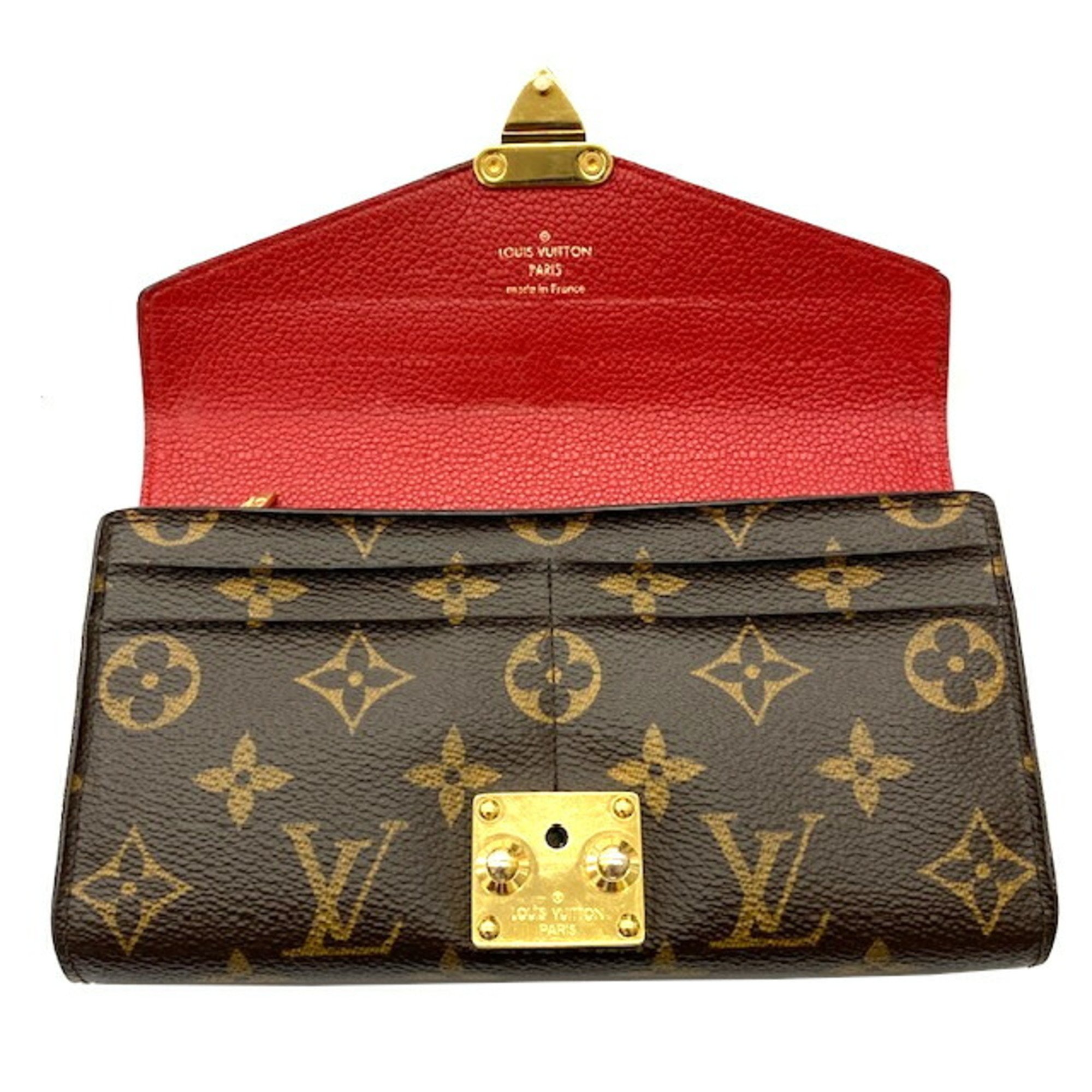 LOUIS VUITTON Louis Vuitton Portefeuille Pallas Monogram M58414 Cerise