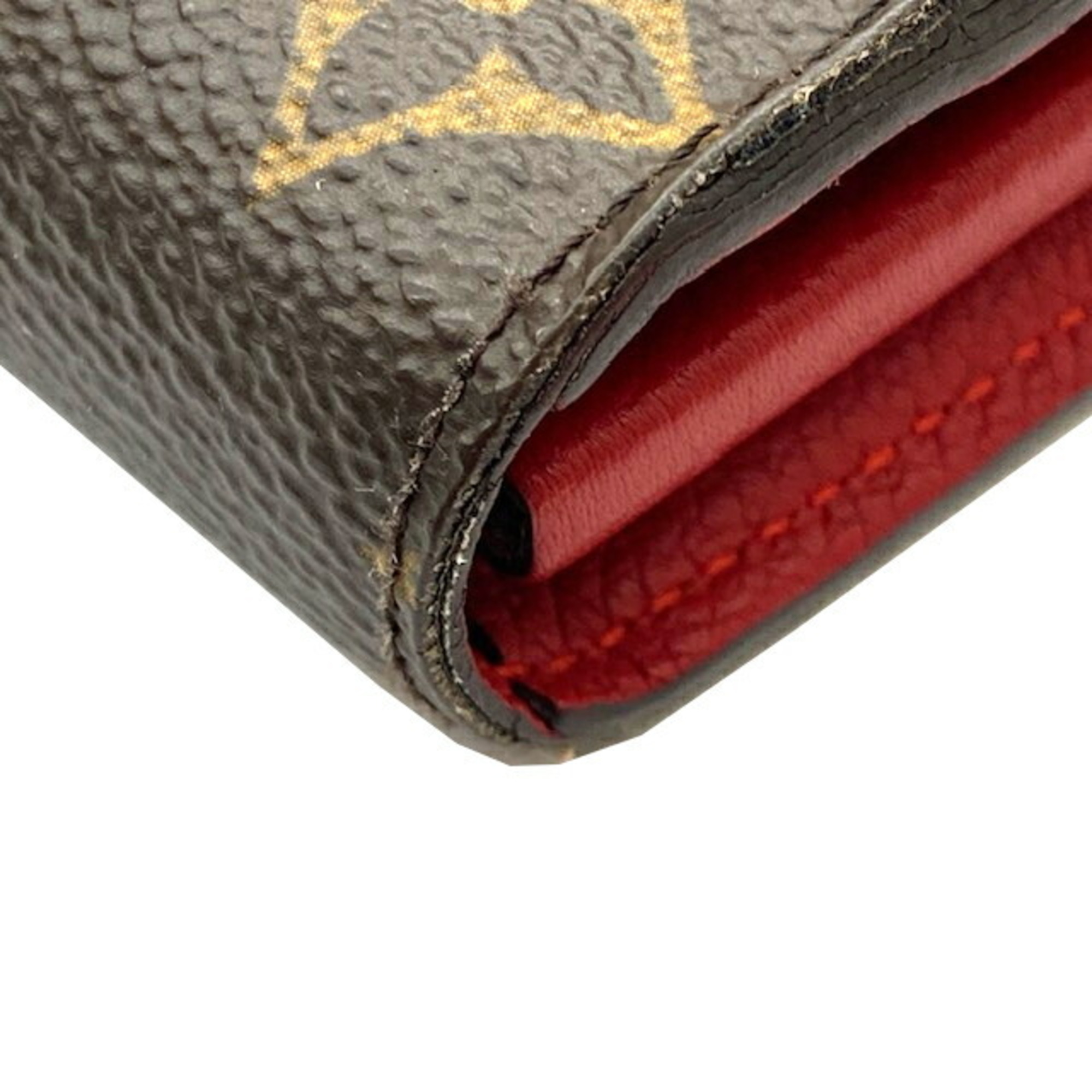 LOUIS VUITTON Louis Vuitton Portefeuille Pallas Monogram M58414 Cerise