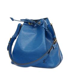 Louis Vuitton Shoulder Bag Epi Petit Noe M44105 Toledo Blue Ladies