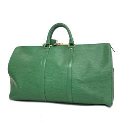 Louis Vuitton Boston Bag Epi Keepall 50 M42964 Borneo Green Men's Women's