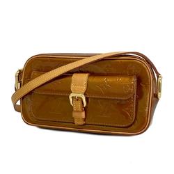 Louis Vuitton Shoulder Bag Vernis Christy MM M91109 Bronze Ladies