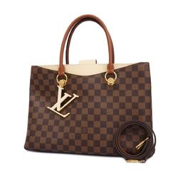 Louis Vuitton Handbag Damier Riverside N40135 Ebene Creme