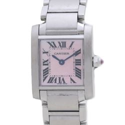 CARTIER Tank Francaise SM W51028Q3 Stainless Steel Ladies 39433 Watch