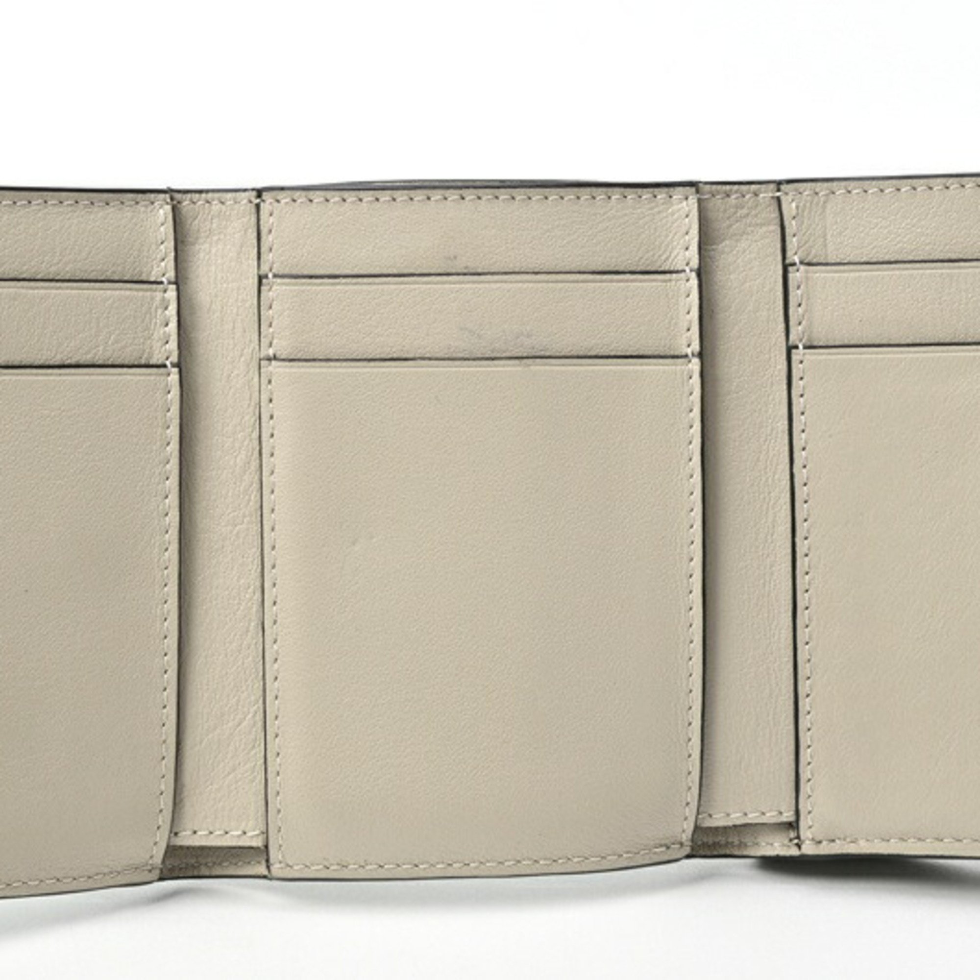 LOEWE Trifold Wallet C660S26X03 C660TR2X01 Rosemary Tan E-155439