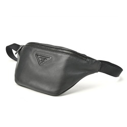 PRADA Body Bag Belt 2VL033 Leather Black S-155468