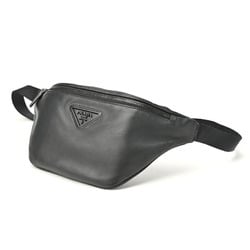 PRADA Body Bag Belt 2VL033 Leather Black S-155468