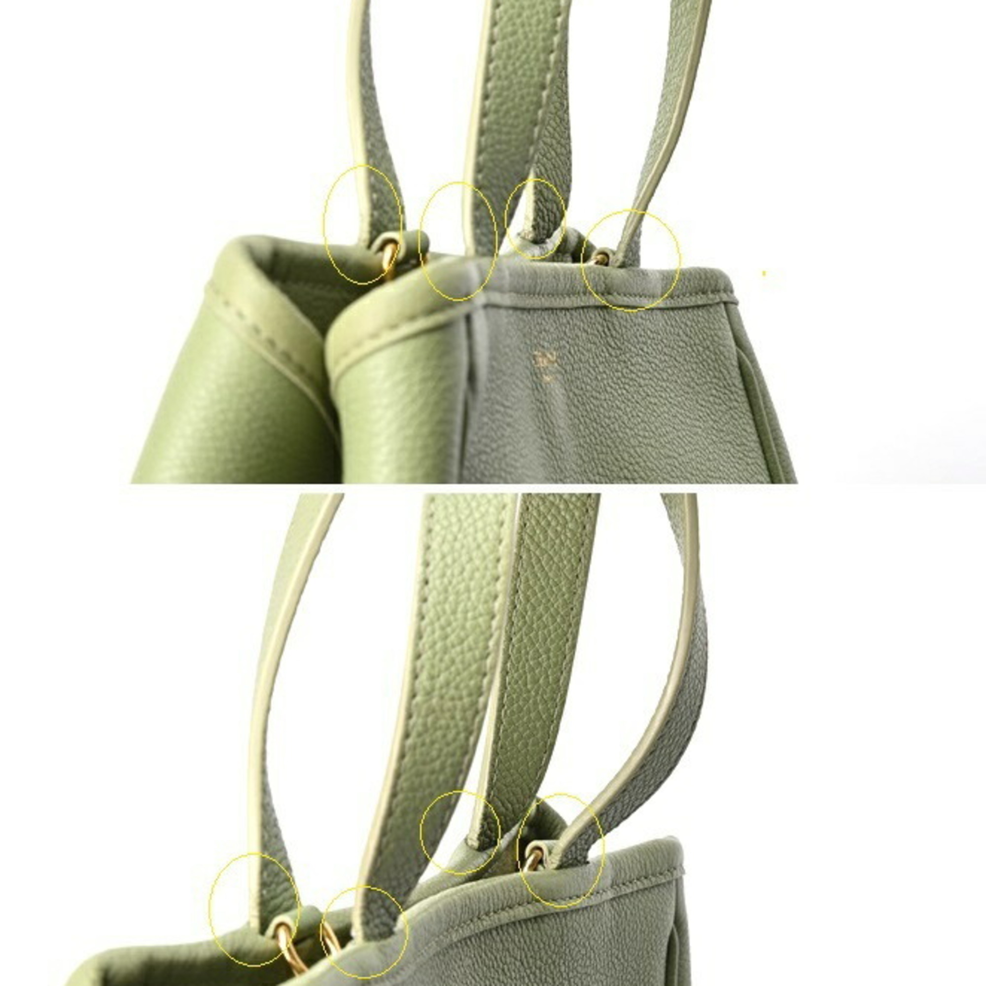 CELINE Small Fold Cabas 194073CR7.31SA Grained Calfskin Sage (Light Green) S-155417