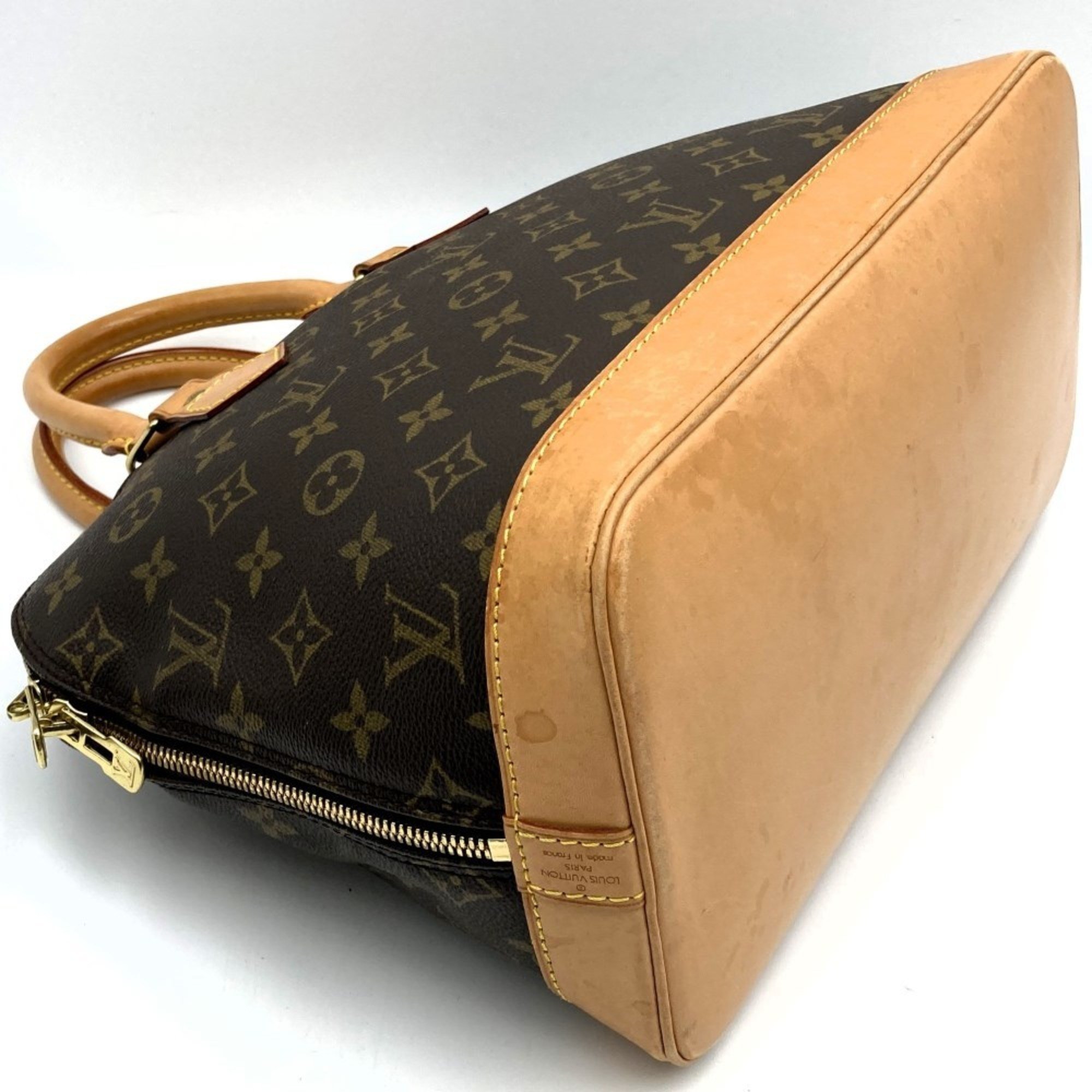 Louis Vuitton M51130 Old Alma 2way Handbag Shoulder Bag Brown Monogram LOUIS VUITTON