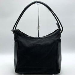 Gucci Shoulder Bag Handbag Black Nylon Leather Women's 001・3766 GUCCI