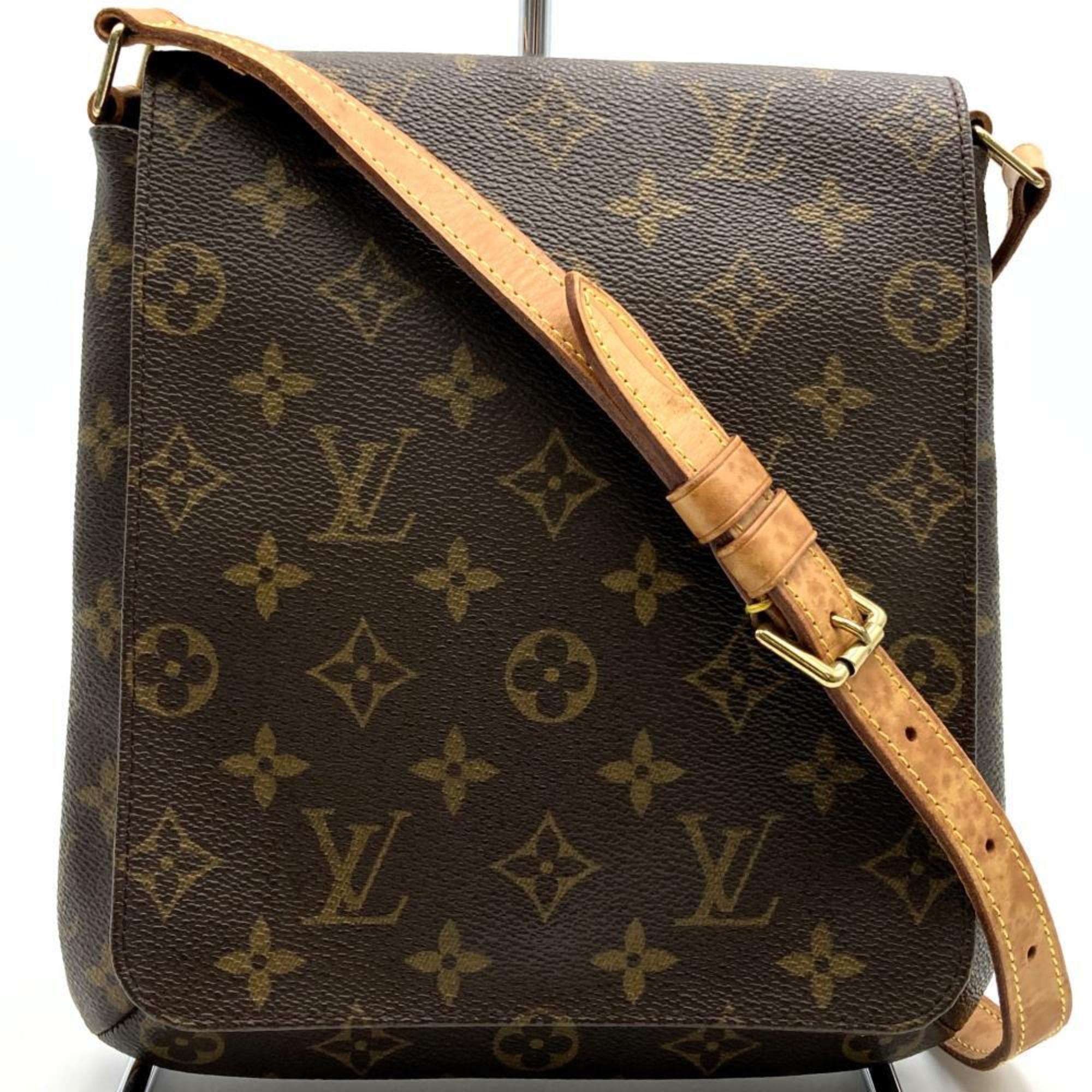 Louis Vuitton M51258 Musette Salsa Short Shoulder Bag Brown Monogram Women's LOUIS VUITTON