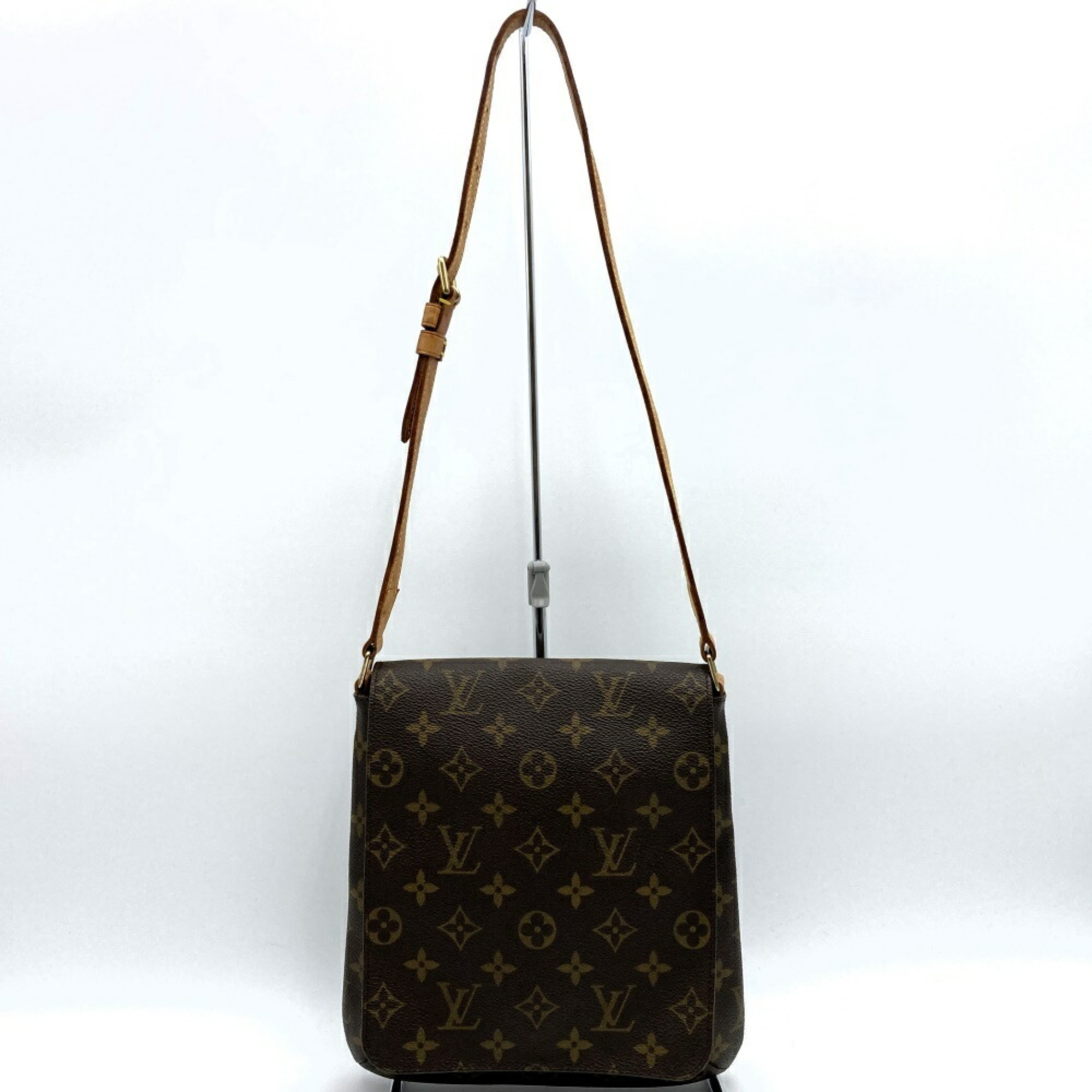 Louis Vuitton M51258 Musette Salsa Short Shoulder Bag Brown Monogram Women's LOUIS VUITTON