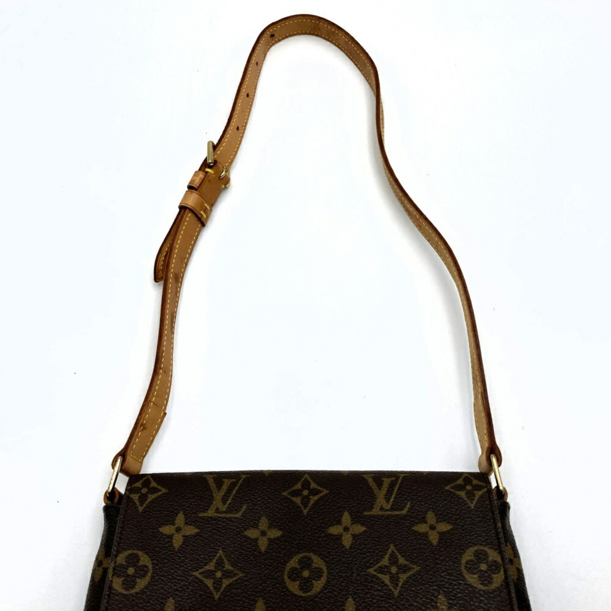 Louis Vuitton M51258 Musette Salsa Short Shoulder Bag Brown Monogram Women's LOUIS VUITTON