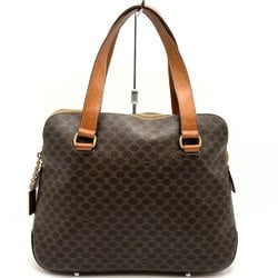 Celine handbag tote bag macadam pattern brown PVC leather ladies M95 CELINE