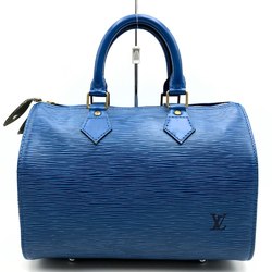 Louis Vuitton M43015 Speedy 25 Epi Handbag Boston Bag Blue Women's LOUIS VUITTON