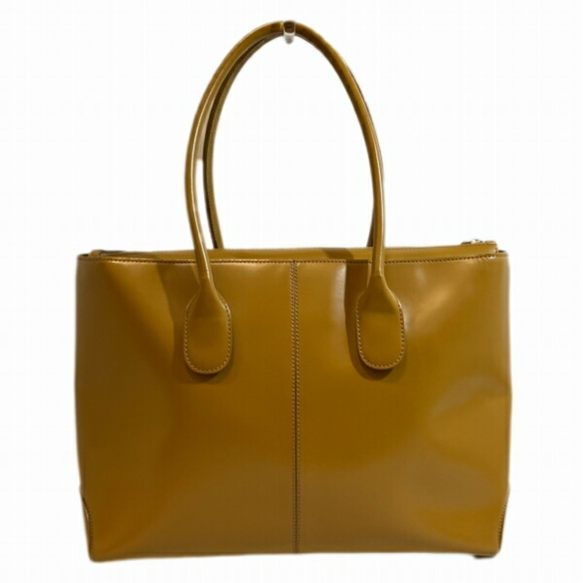 Tod's camel leather bag tote for women