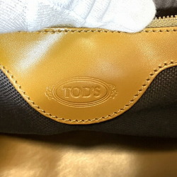 Tod's camel leather bag tote for women