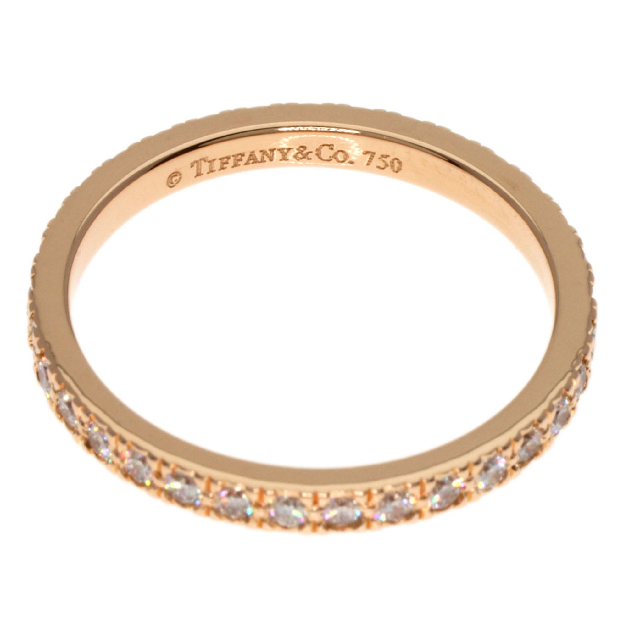 Tiffany Novo Full Circle Diamond Ring, 18K Pink Gold, Women's, TIFFANY&Co.