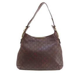 Gucci 145826 Guccissima GG Shoulder Bag Leather Women's GUCCI
