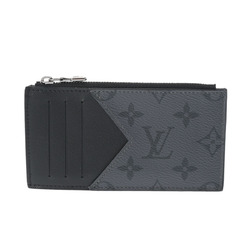 LOUIS VUITTON Louis Vuitton Monogram Eclipse Coin Card Holder Black/Grey M69533 Men's Canvas Case