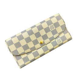 LOUIS VUITTON Louis Vuitton Portefeuille Emily Damier Azur Long Wallet N63021 CA1173 Men's Women's