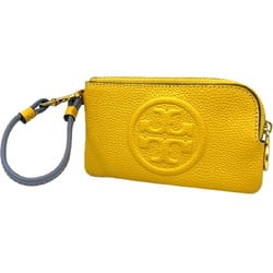 TORY BURCH Tory Burch Coin Purse Card Case Business Wallet Leather Blue Women's