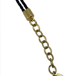 Christian Dior Dior Christian Bracelet Bangle Cord Pearl Gold Black For Women