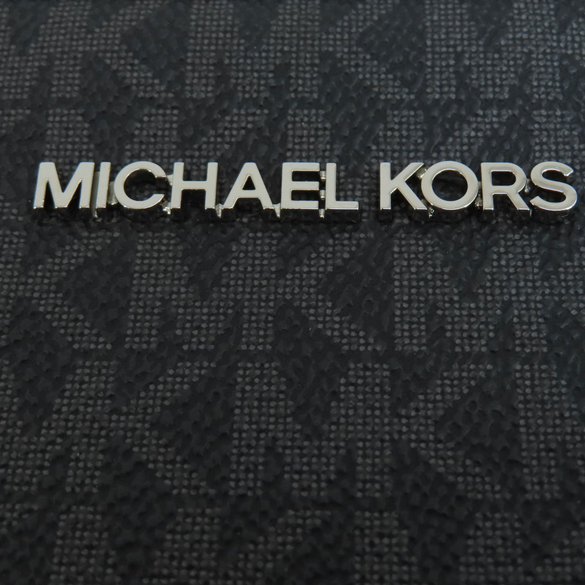 Michael Kors MK Signature Shoulder Bag Coated Canvas Women's