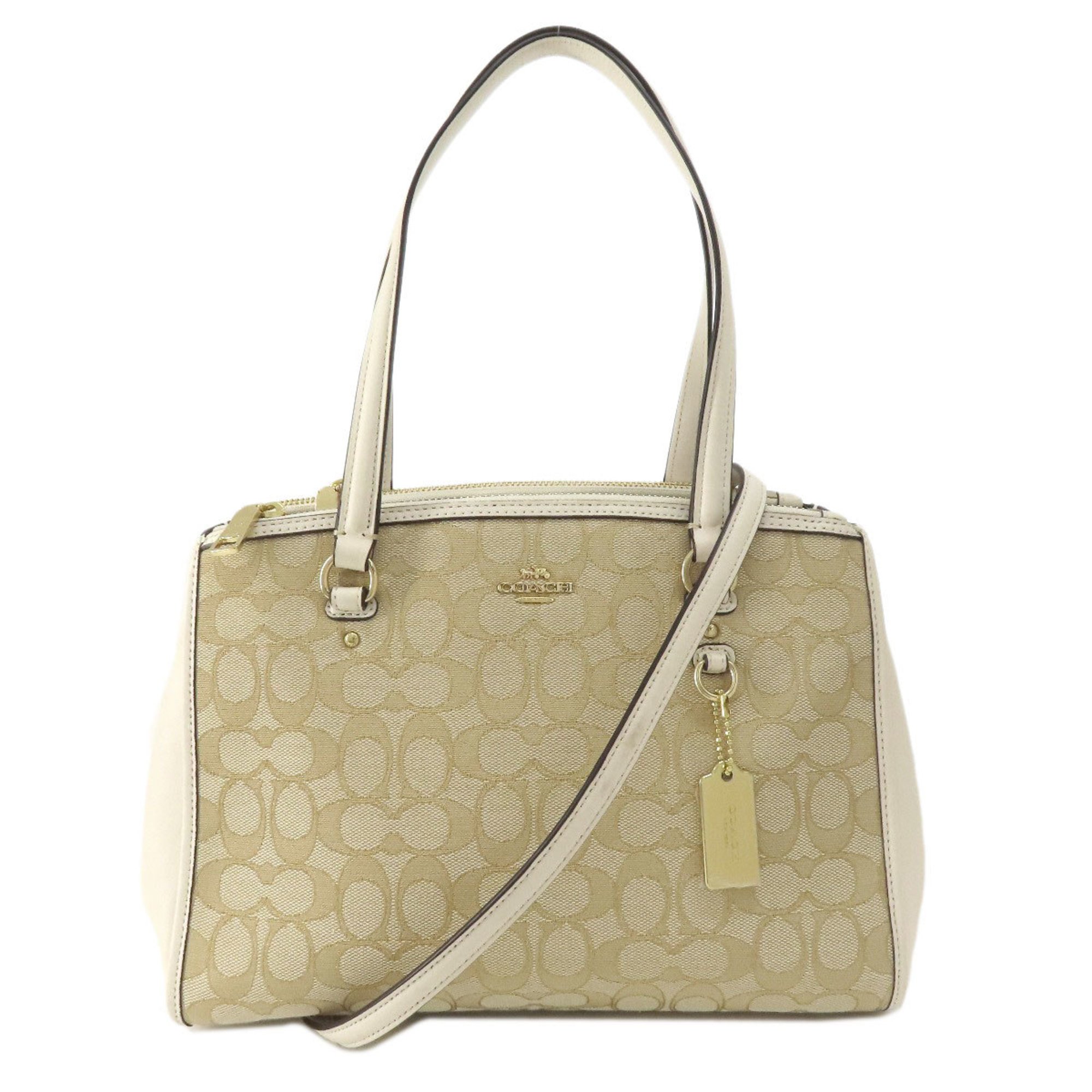 Coach F36906 Signature Handbag Canvas Women's COACH