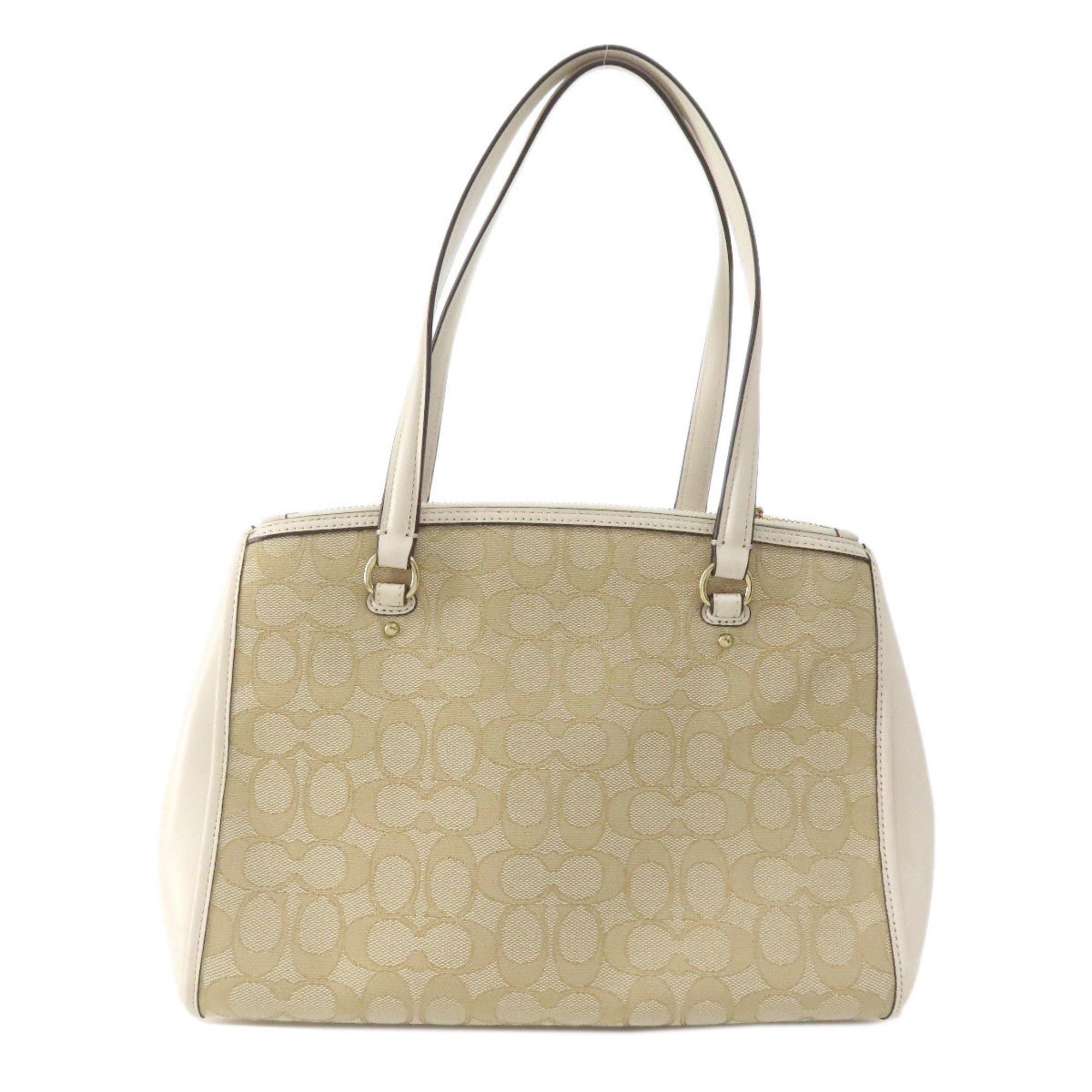 Coach F36906 Signature Handbag Canvas Women's COACH