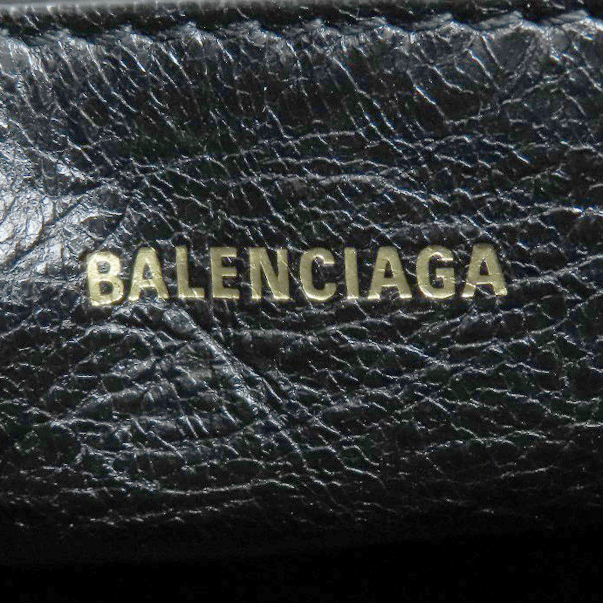 BALENCIAGA 671404 Barbes Handbag Leather Women's