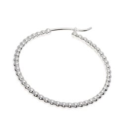 Van Cleef & Arpels Perlée Gold Pearl Hoop Small Model Single Earring K18 White Women's