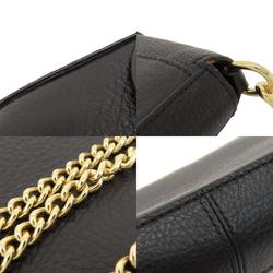 Coach CC058 Crossbody Chain Shoulder Bag Leather Women's COACH