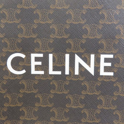 Celine Vertical Cabas Triomphe Shoulder Bag PVC/Leather Women's CELINE