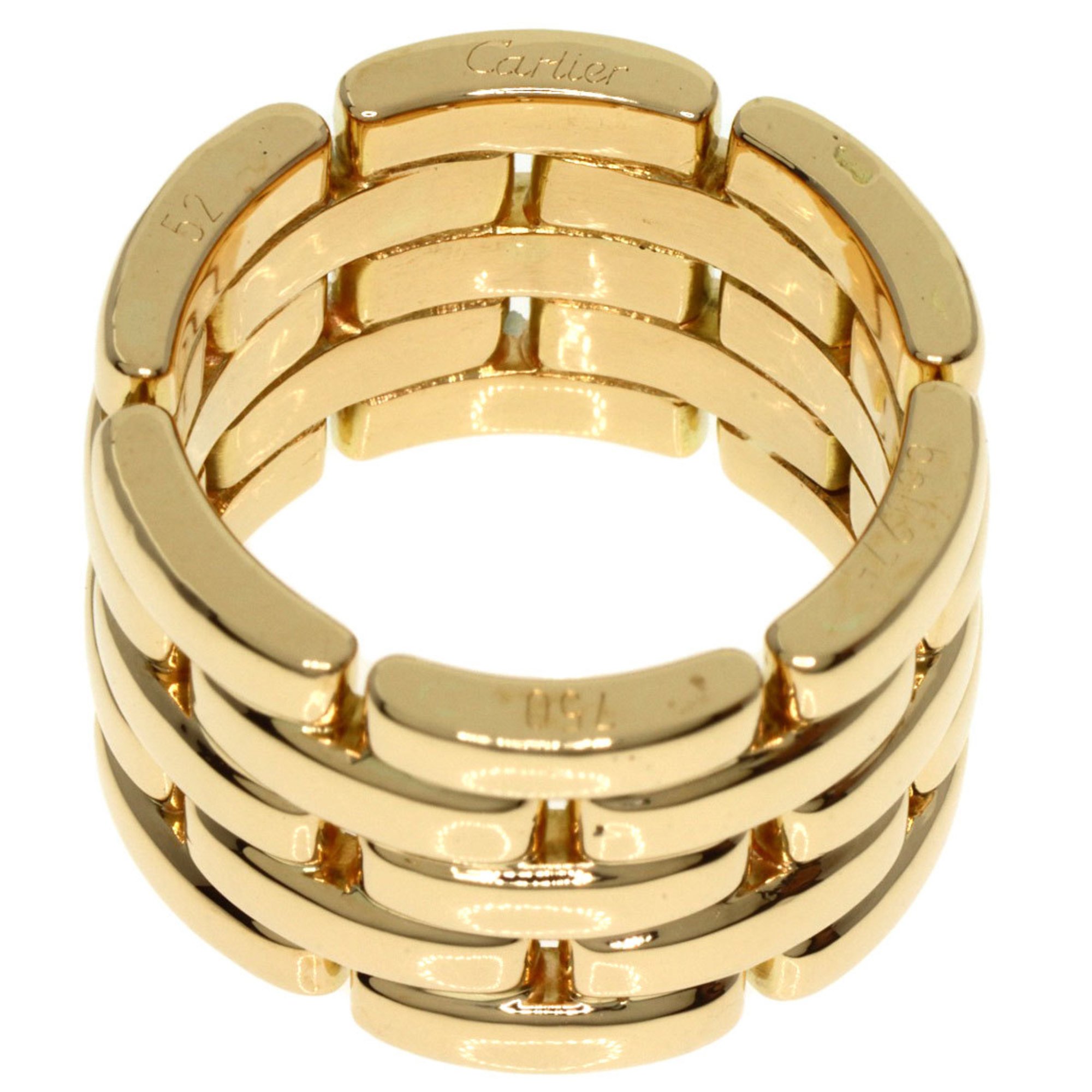 Cartier Maillon Panthere #52 Ring, 18K Yellow Gold, Women's, CARTIER