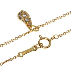 Tiffany teardrop diamond necklace, 18k yellow gold, for women, TIFFANY&Co.