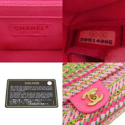 Chanel Chain Shoulder Coco Mark Bag Tweed Women's CHANEL