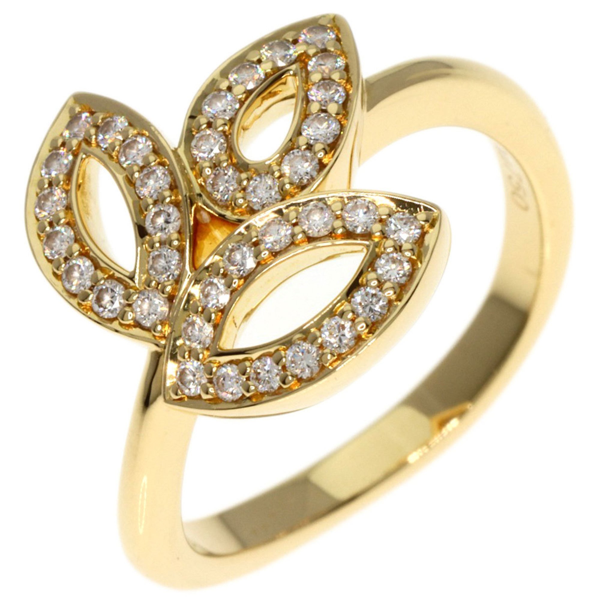 Harry Winston Lily Cluster Diamond Ring, 18K Yellow Gold, Women's, HARRY WINSTON