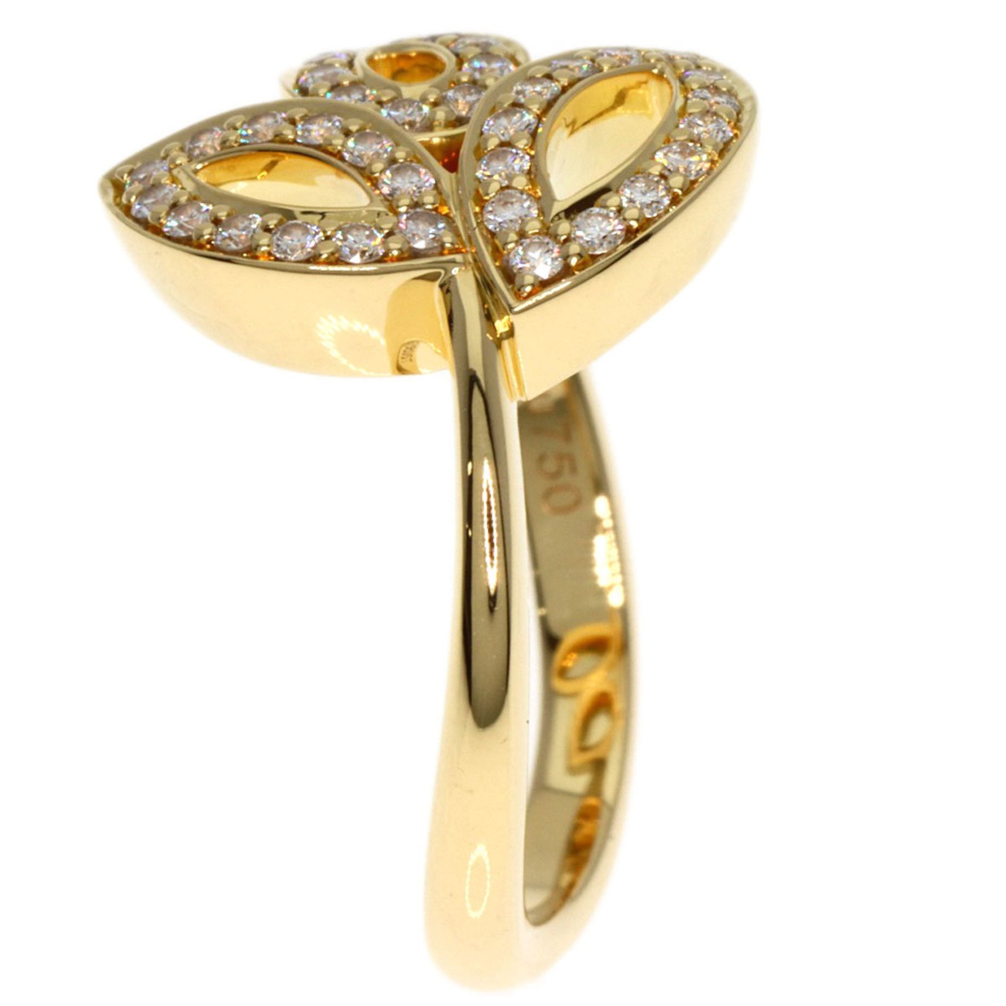 Harry Winston Lily Cluster Diamond Ring, 18K Yellow Gold, Women's, HARRY WINSTON