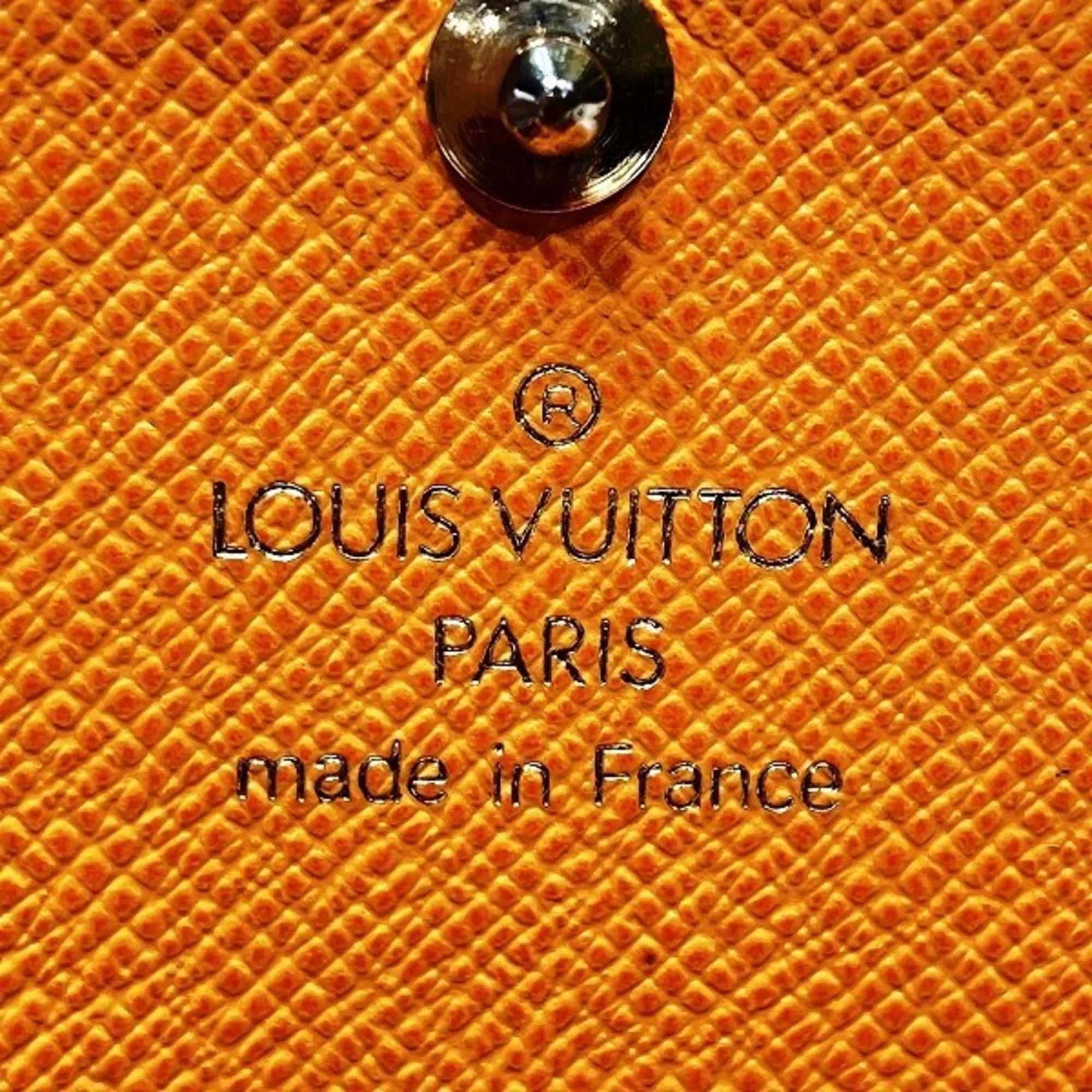 Louis Vuitton Epi Portefeuille Tresor M6350H Bi-fold Wallet Unisex