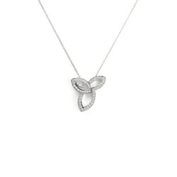 Harry Winston Lily Cluster PT950 Necklace