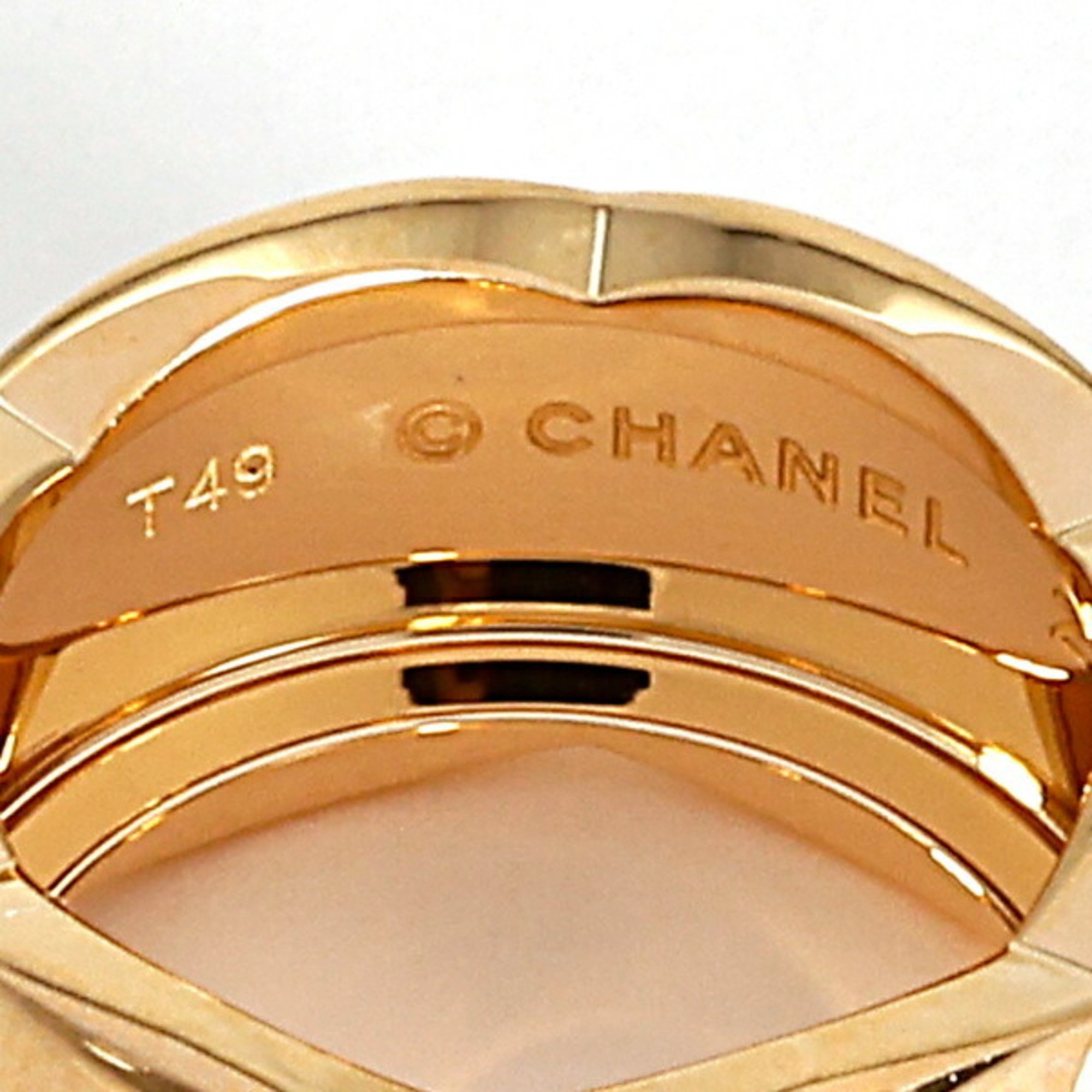 Chanel Coco Crush Large K18YG Yellow Gold Ring