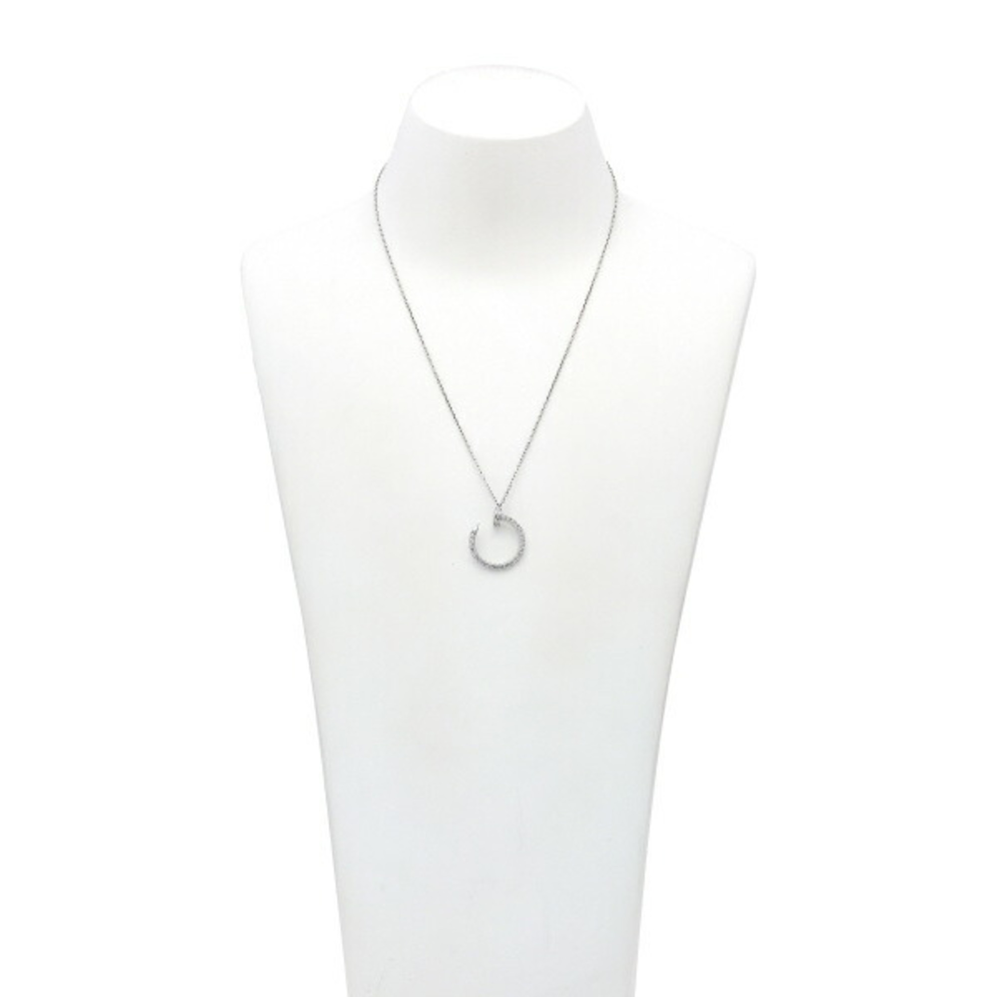 Cartier Juste un Clou K18WG White Gold Necklace