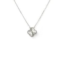 Van Cleef & Arpels Alhambra K18WG White Gold Necklace