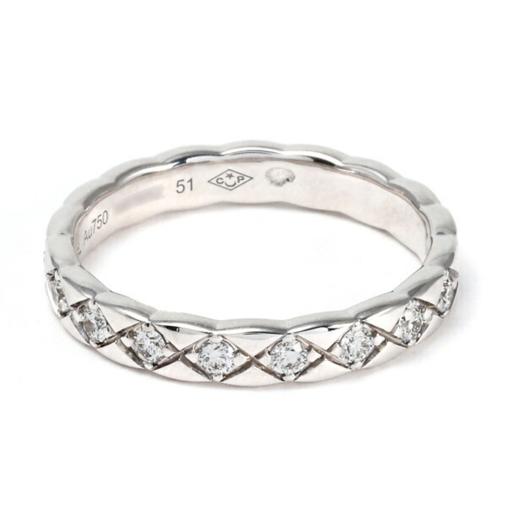 Chanel Coco Crush K18WG White Gold Ring