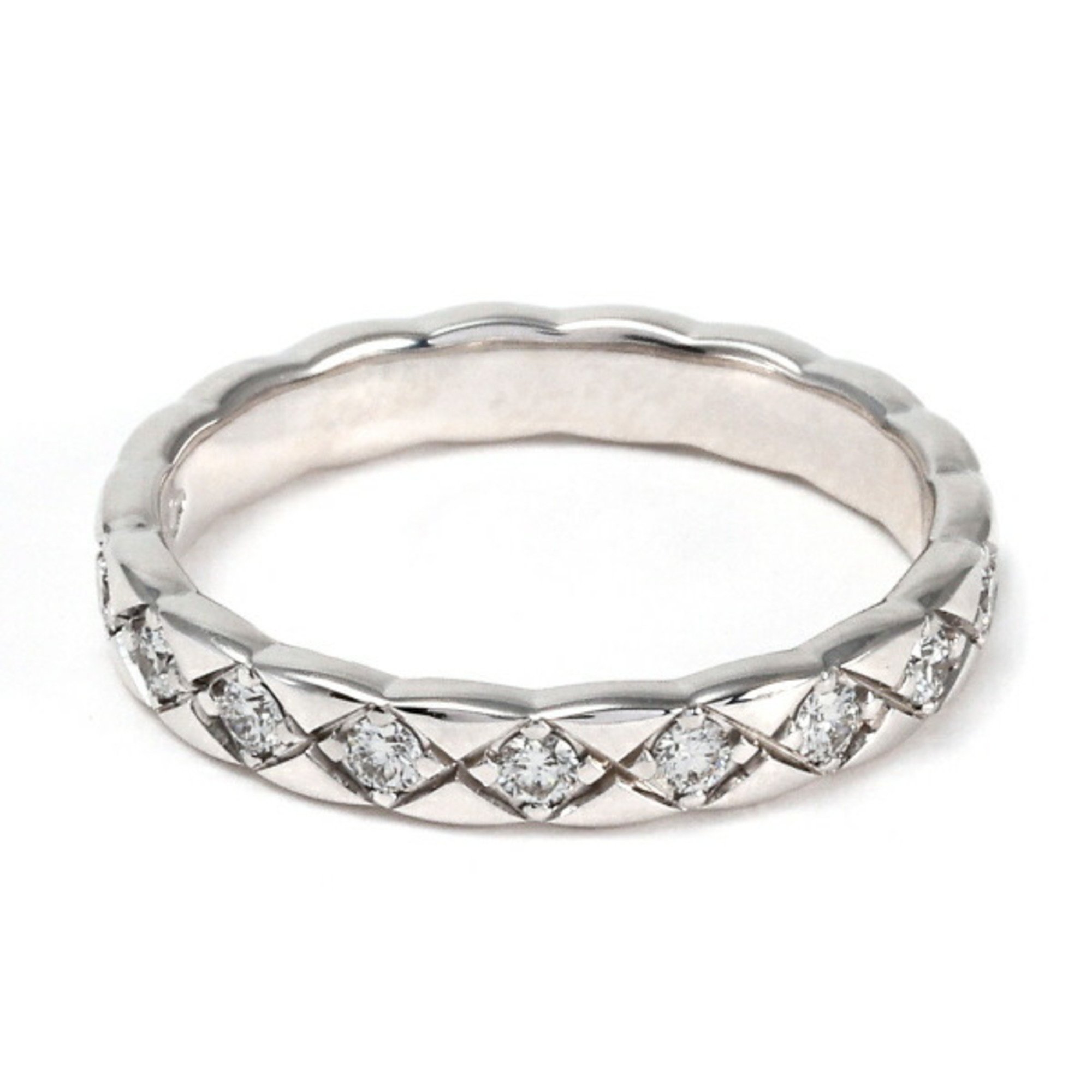 Chanel Coco Crush K18WG White Gold Ring