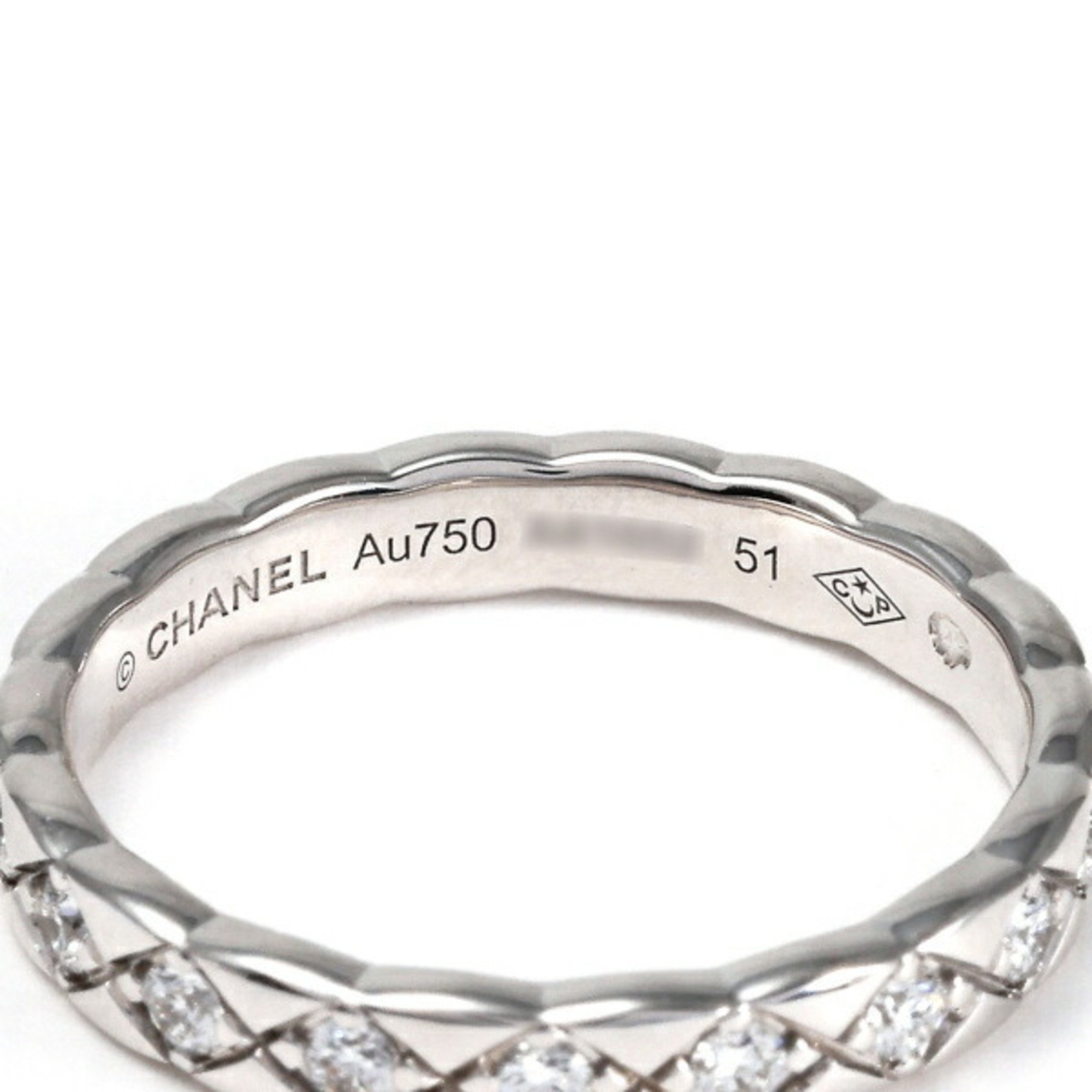 Chanel Coco Crush K18WG White Gold Ring