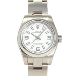 Rolex ROLEX Oyster Perpetual 176200 White 369 Arabic Dial Wristwatch Ladies